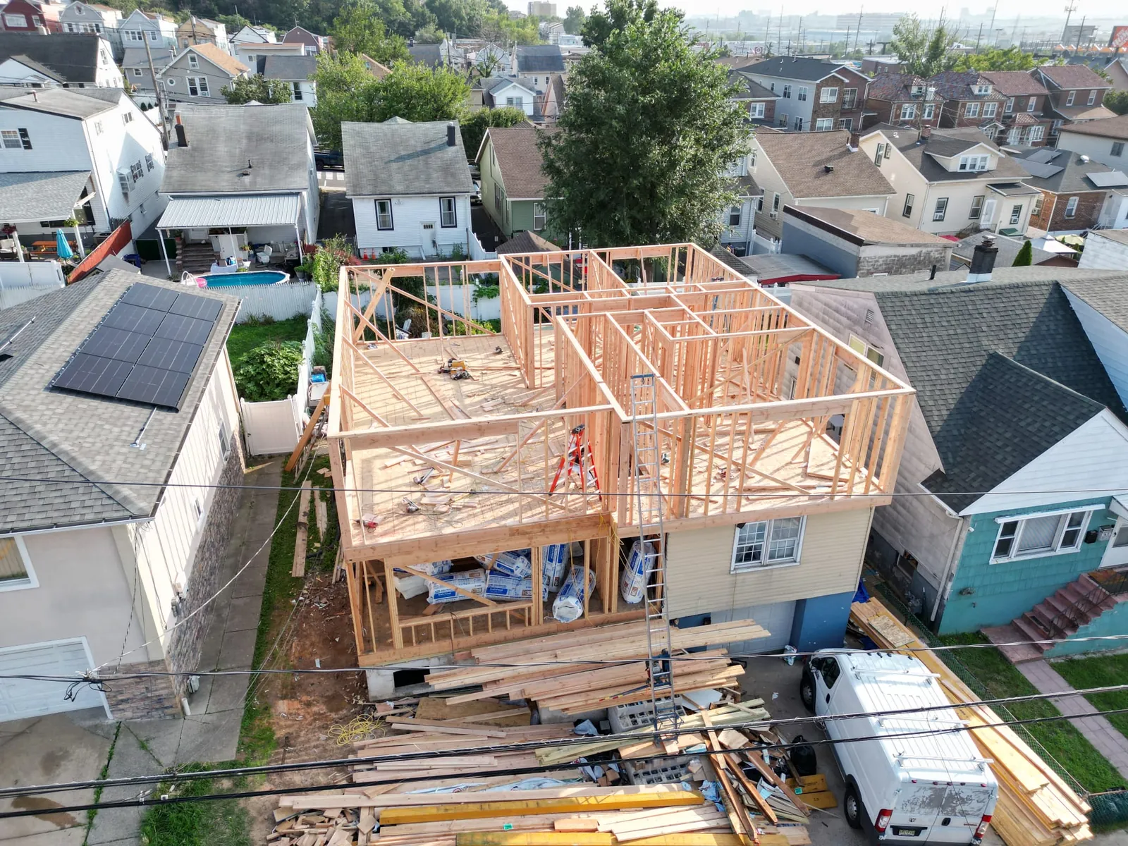 Hudson Construction additions project 13 in Ridgefield NJ