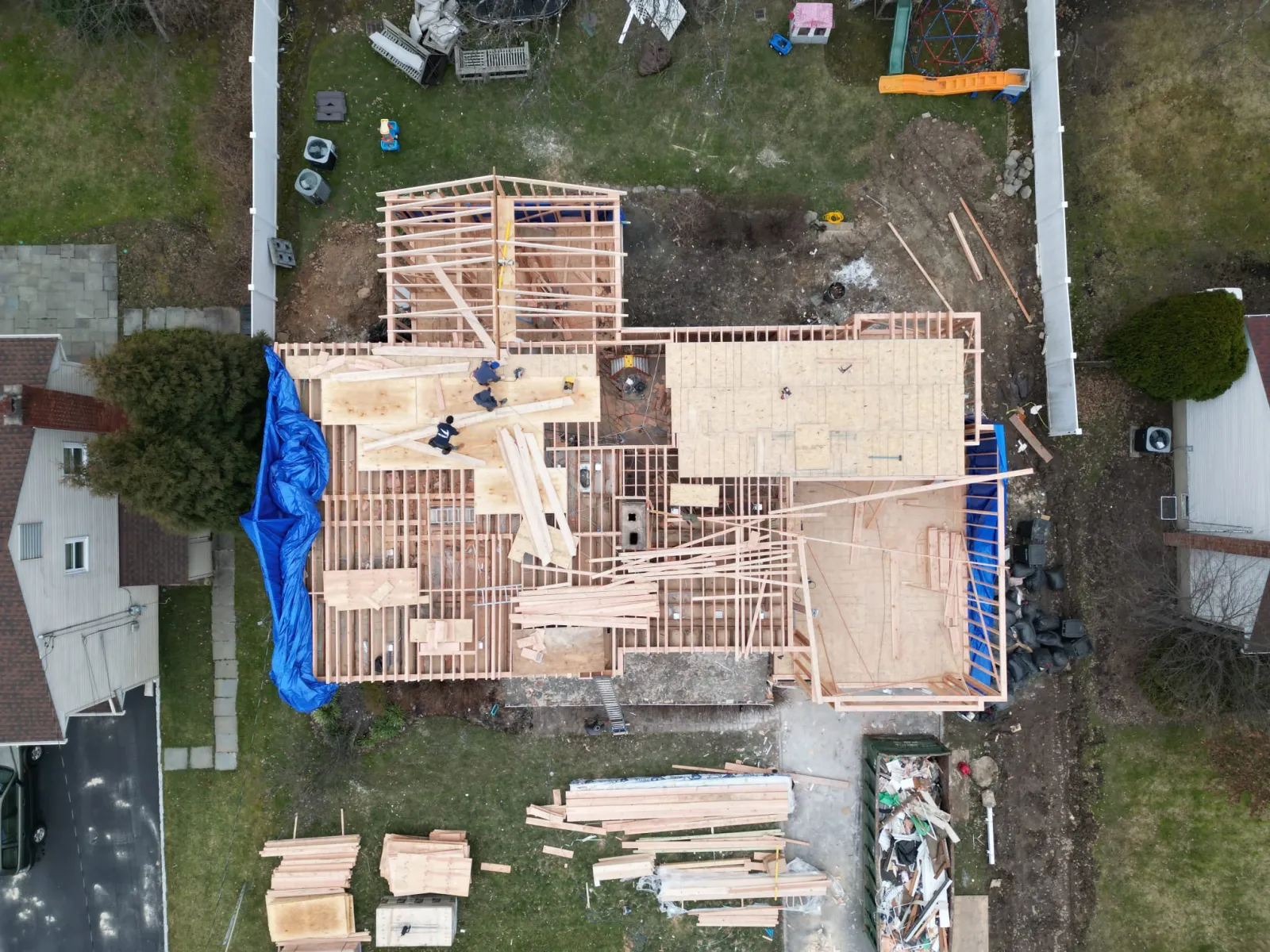 Hudson Construction extensions project 45 in Ridgefield NJ