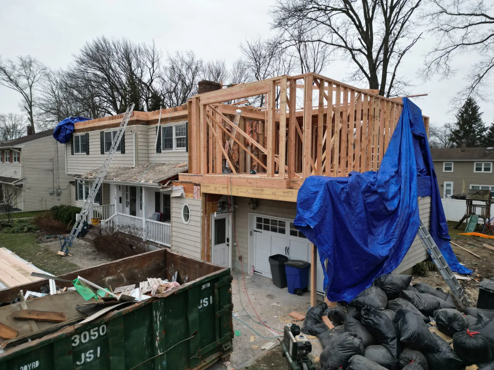 Hudson Construction additions project 49 in Ridgefield NJ