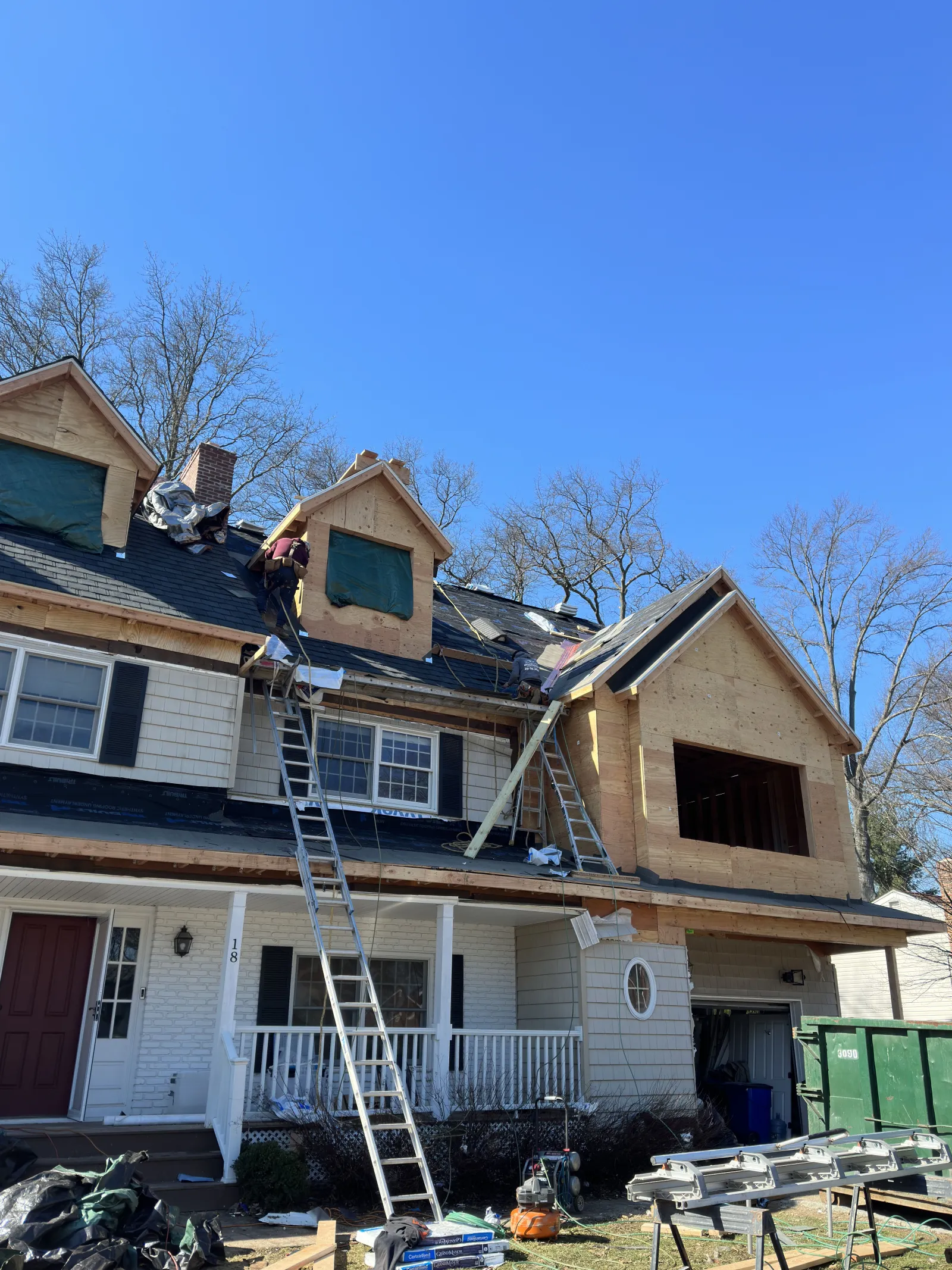 Hudson Construction additions project 67 in Ridgefield NJ