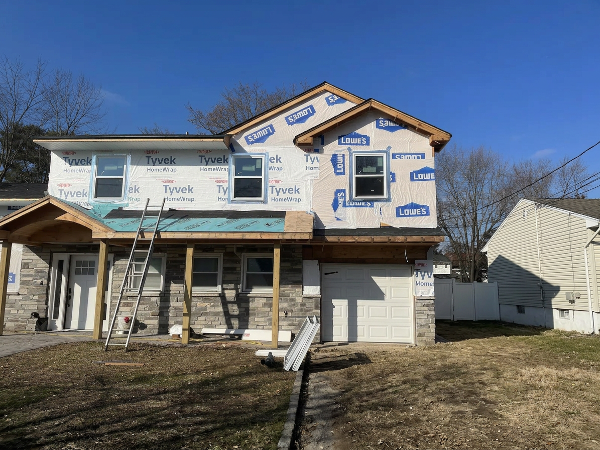 Hudson Construction additions project 7 in Ridgefield NJ