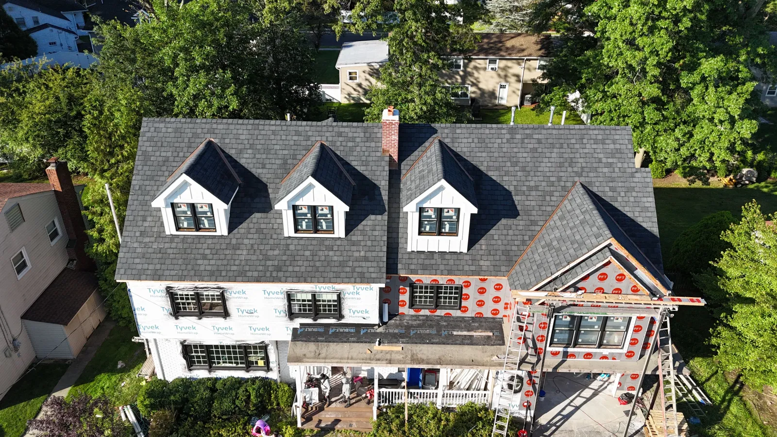 Hudson Construction additions project 73 in Ridgefield NJ